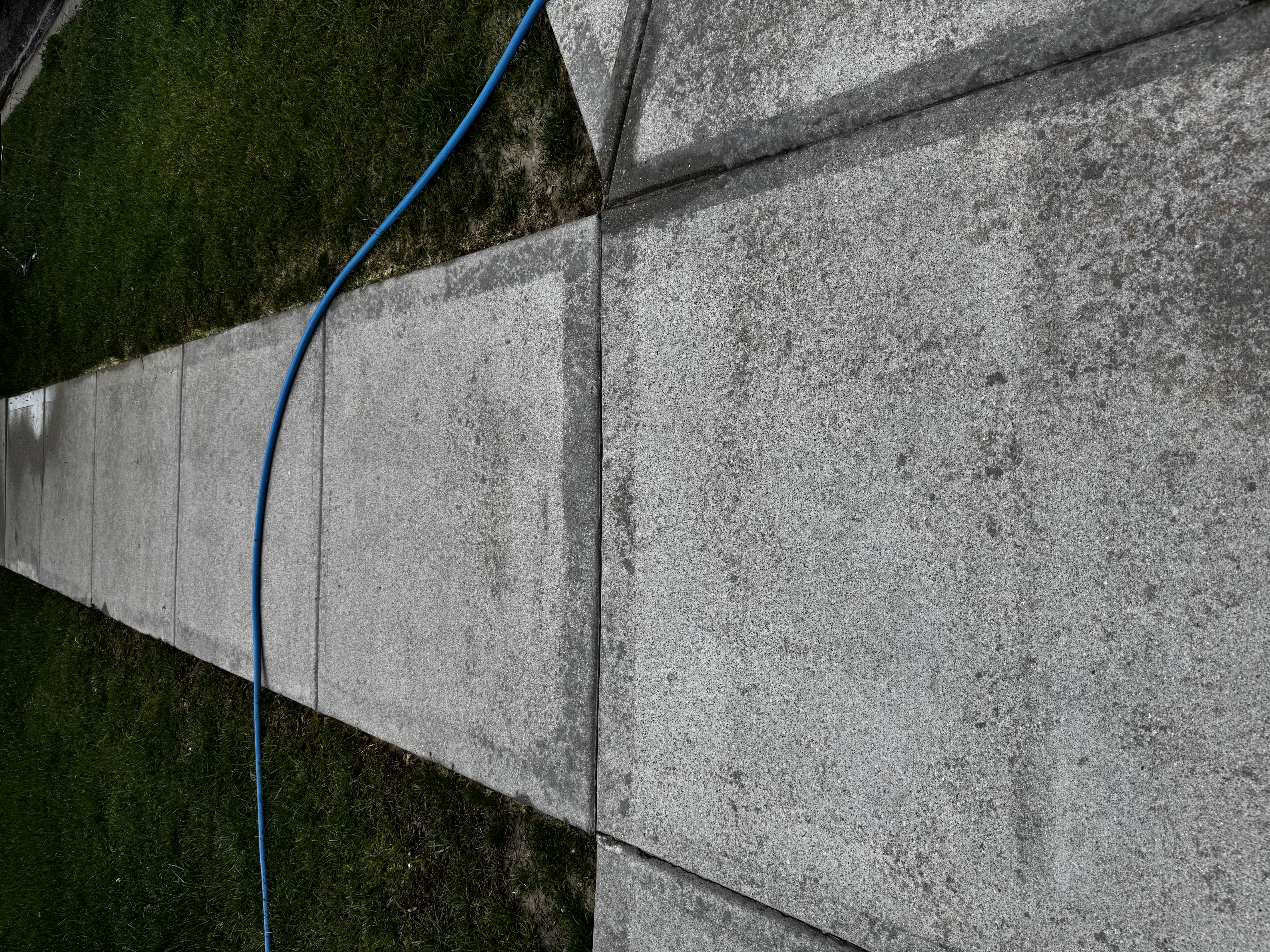 Sidewalk 2 before cleaning